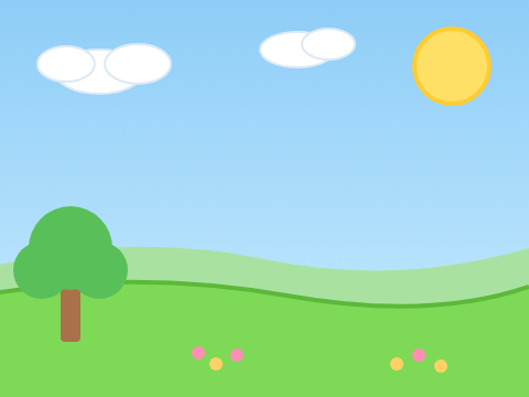 Sunny park backdrop